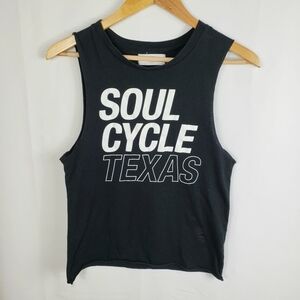 SoulCycle Texas Black Muscle Tee Sz XS